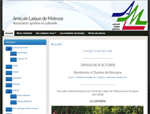 Tablet Screenshot of amicale-laique-melesse.com